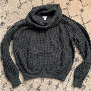 BP cowl neck turtleneck cozy sweater